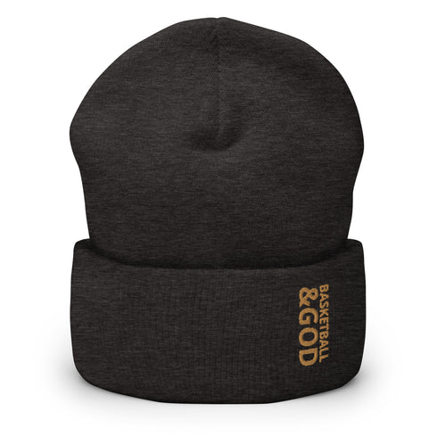 Basketball &God Zest Cuffed Beanie